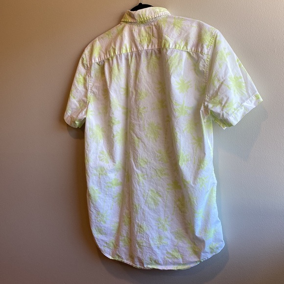 BONOBOS Standard Fit Palm Print Button-Up Size M - Picture 6 of 8